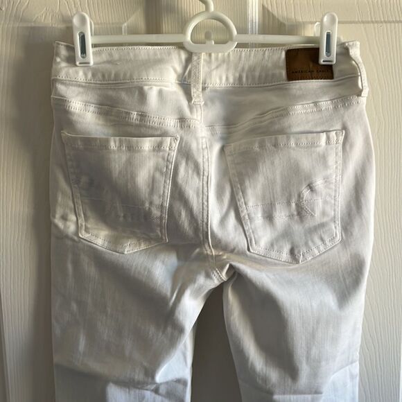 American Eagle White Skinny Jeans - Picture 3 of 7